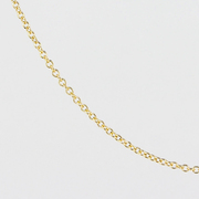 18K Yellow Gold Rollo Chain