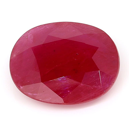 4.11 ct Rich Red Oval Natural Ruby