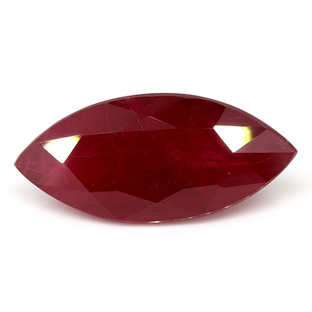 4.02 ct Marquise Ruby : Rich Red