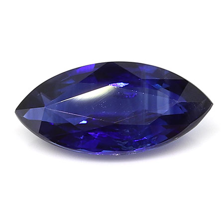 0.51 ct Marquise Blue Sapphire : Royal Blue