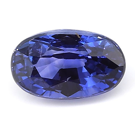 0.73 ct Violet Blue Oval Natural Blue Sapphire
