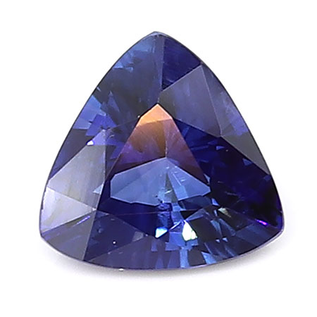 0.38 ct Fine Blue Trillion Natural Blue Sapphire