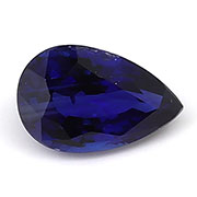 0.47 ct Rich Royal Blue Pear Shape Blue Sapphire