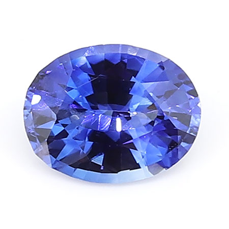 0.51 ct Royal Blue Oval Natural Blue Sapphire