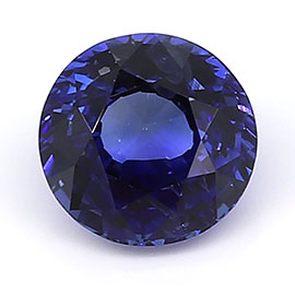 1.07 ct Royal Blue Round Natural Blue Sapphire