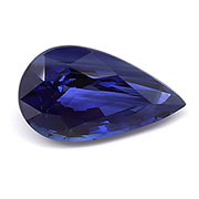 1.10 ct Rich Blue Pear Shape Blue Sapphire