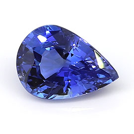 0.77 ct Royal Blue Pear Shape Natural Blue Sapphire