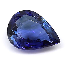 1.19 ct Pear Shape Blue Sapphire : Royal Blue
