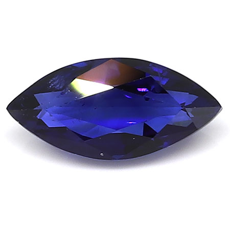 0.99 ct Marquise Blue Sapphire : Rich Royal Blue