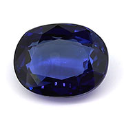 0.95 ct Rich Blue Oval Blue Sapphire