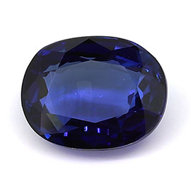 0.95 ct Rich Blue Oval Natural Blue Sapphire