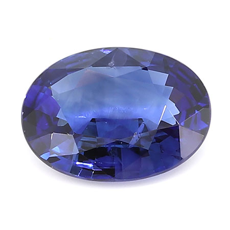 1.12 ct Oval Blue Sapphire : Rich Blue