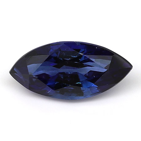 1.01 ct Intense Blue Marquise Natural Blue Sapphire