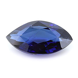 0.92 ct Marquise Blue Sapphire : Rich Blue