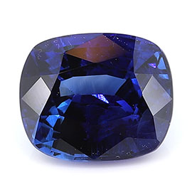1.12 ct Rich Blue Cushion Cut Natural Blue Sapphire