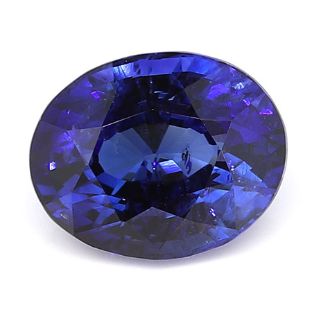 1.14 ct Oval Blue Sapphire : Royal Blue