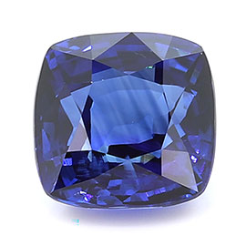 0.97 ct Royal Blue Cushion Cut Natural Blue Sapphire