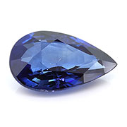 1.74 ct Rich Blue Pear Shape Blue Sapphire