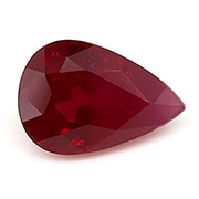 0.50 ct Pigeon Blood Red Pear Shape Ruby