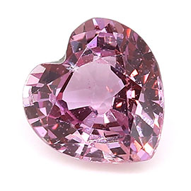 0.60 ct Heart Shape Pink Sapphire : Fine Pink