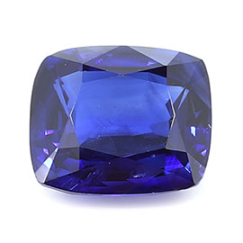 1.09 ct Cushion Cut Blue Sapphire : Royal Blue