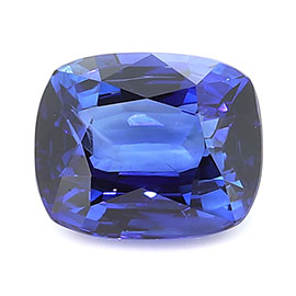 1.07 ct Royal Blue Cushion Cut Natural Blue Sapphire