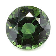 1.26 ct Fine Green Round Green Sapphire