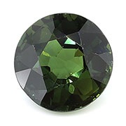 1.17 ct Fine Green Round Green Sapphire