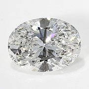 0.60 ct H / SI1 Oval Natural Diamond