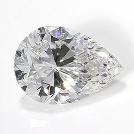0.60 ct Pear Shape Natural Diamond : E / SI2