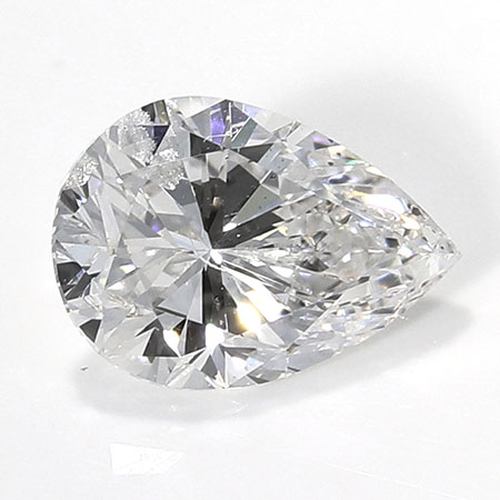 0.60 ct Pear Shape Natural Diamond : E / SI2