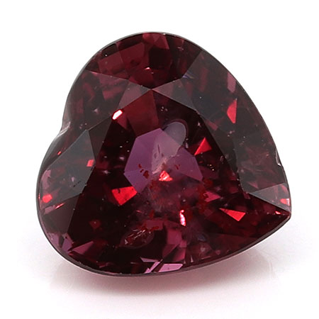 1.11 ct Rich Red Heart Shape Natural Ruby
