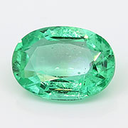 0.66 ct Fine Grass Green Oval Emerald