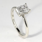 Platinum 1.07cttw Diamond Ring