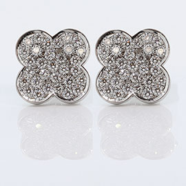  Fashion Stud Earrings : 0.42 cttw Diamonds