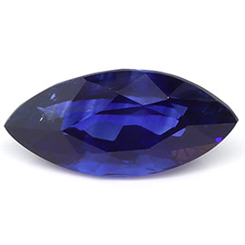 1.38 ct Marquise Natural Blue Sapphire : Rich Royal Blue