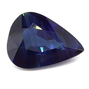 1.12 ct Rich Blue Pear Shape Natural Blue Sapphire