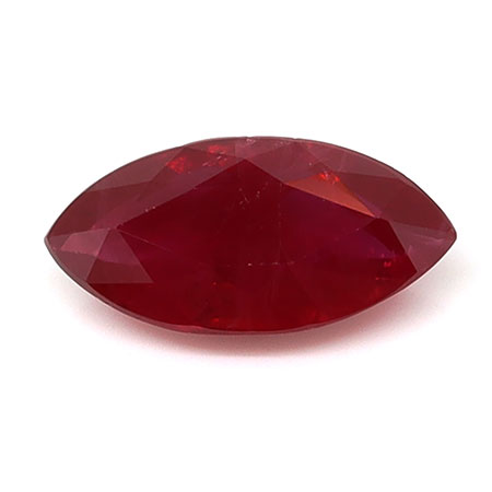 0.69 ct Marquise Natural Ruby : Pigeon Blood Red