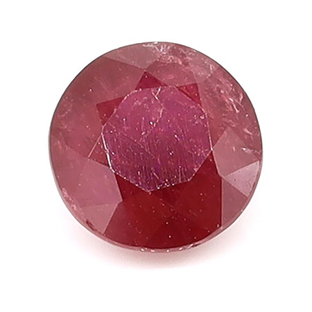 1.16 ct Round Natural Ruby : Rich Red