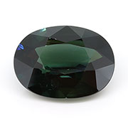 5.17 ct Bluish Green - Teal Oval Natural Green Sapphire