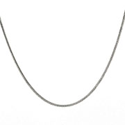 14K White Gold Snake Chain