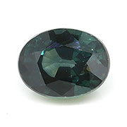1.14 ct Greenish Blue - Teal Oval Natural Blue Sapphire
