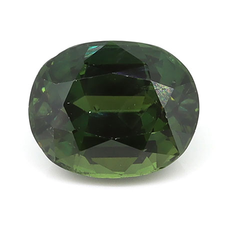 2.07 ct Oval Natural Green Sapphire : Intense Green