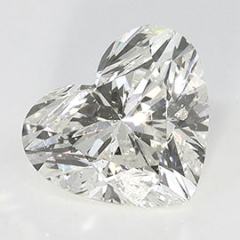 1.01 ct Heart Shape Natural Diamond : J / SI2