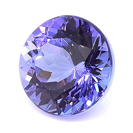 1.62 ct Round Natural Tanzanite : Violet Blue