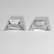 0.45 cttw E / VS1 Pair of Trapezoid Natural Diamonds