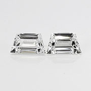 1.21 cttw F / VS1 Pair of Trapezoid Natural Diamonds