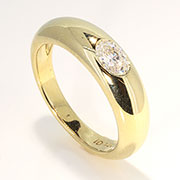 14K Yellow Gold 0.35ct Diamond Band