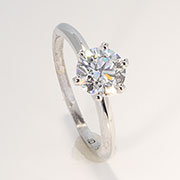 14K White Gold 1.50ct Lab Grown Diamond Ring