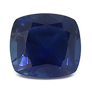 3.09 ct Rich Blue Cushion Cut Natural Blue Sapphire